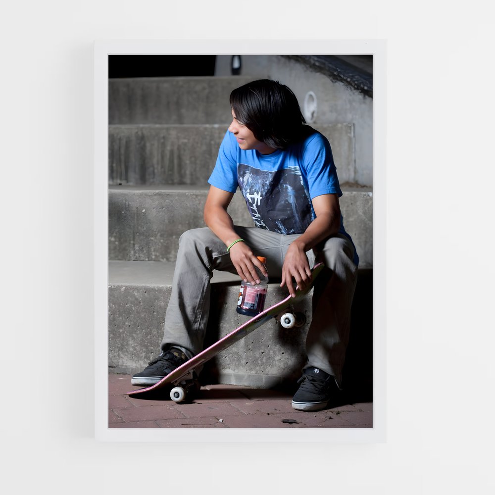 Poster Skate & Dream – affiche Skateboard (vue 3)